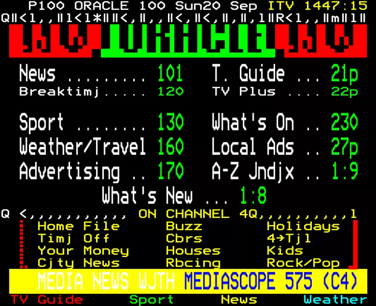 STV from Sunday 20th September 1987