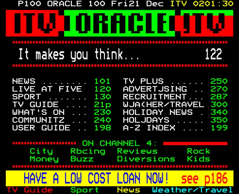 Central from Friday 21st December 1990