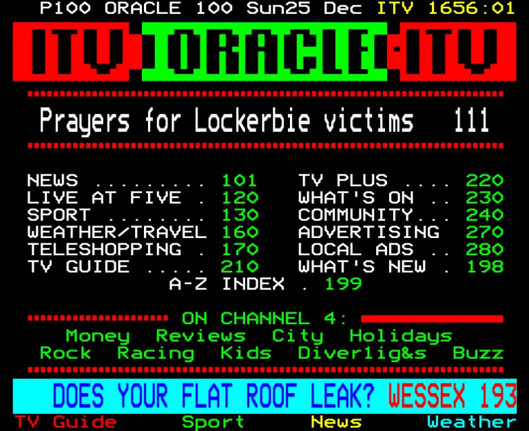 Grampian from Sunday 25th December 1988