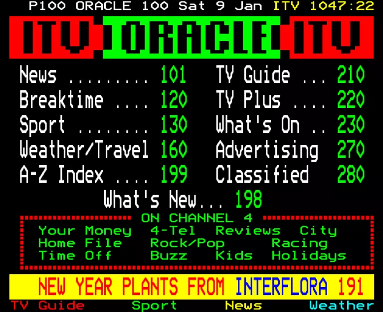 Granada from Saturday 9th January 1988