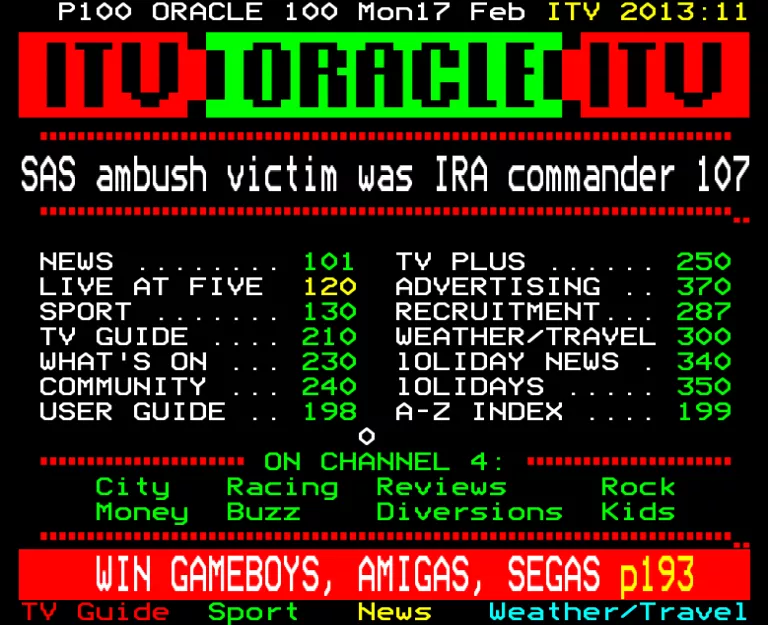 Yorkshire from Monday 17th February 1992