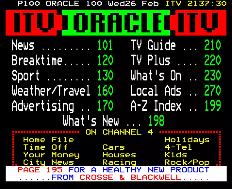 Thames from Wednesday 26th February 1986