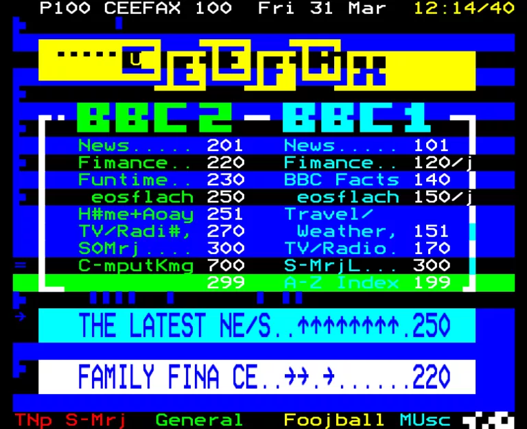 BBC2 from Friday 31st March 1989