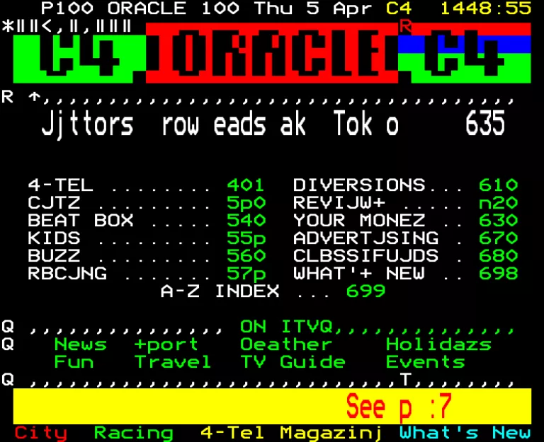 Channel Four from Thursday 5th April 1990