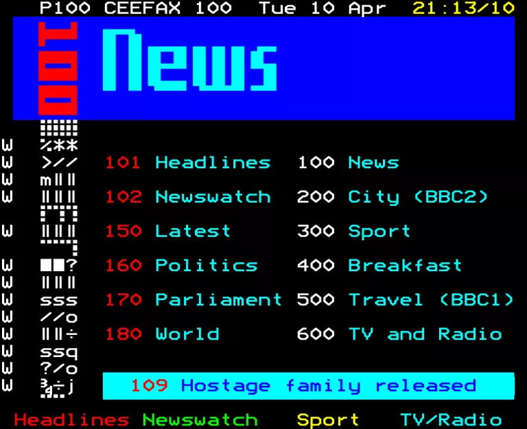 BBC2 from Tuesday 10th April 1990