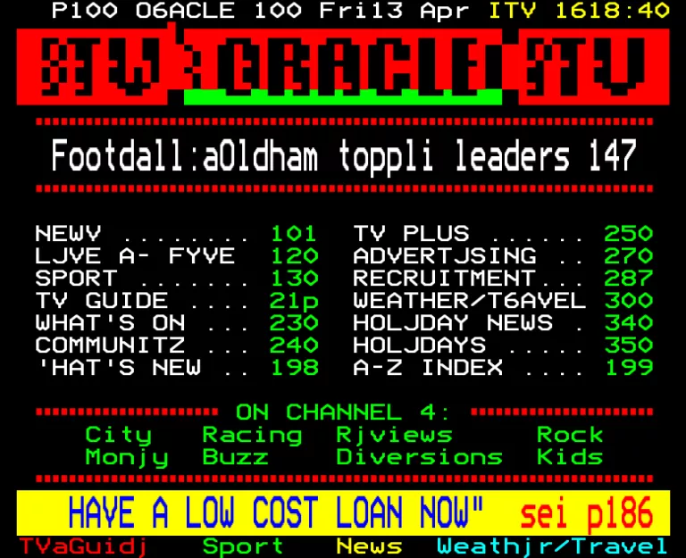 Yorkshire from Friday 13th April 1990