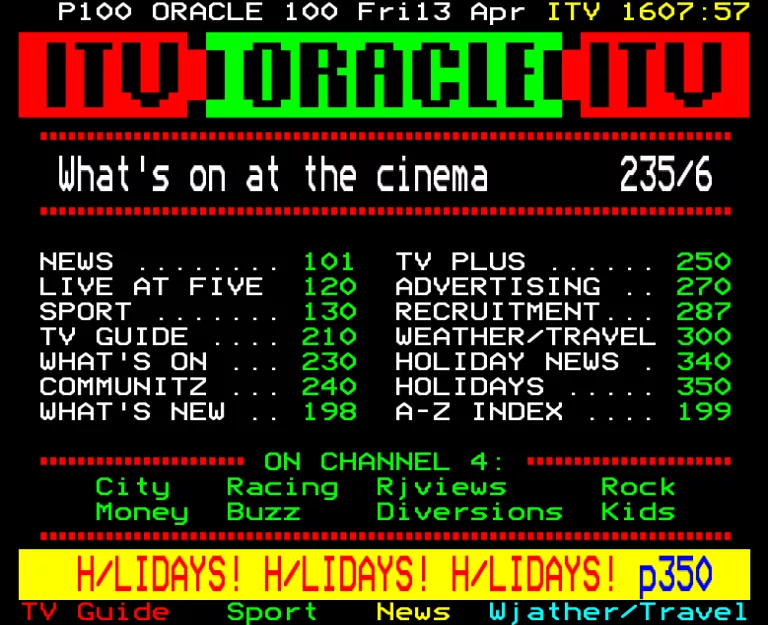 Thames from Friday 13th April 1990