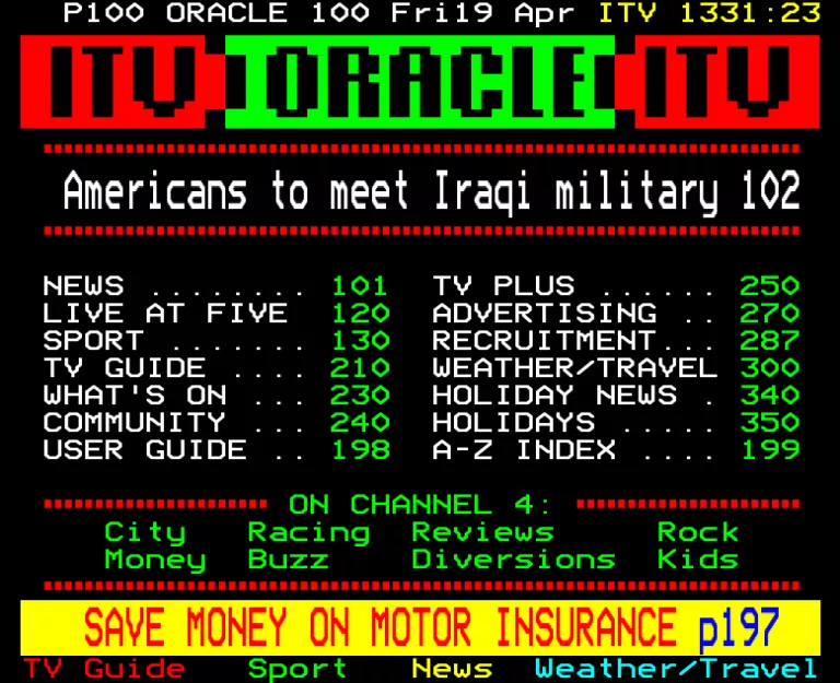 Yorkshire from Friday 19th April 1991