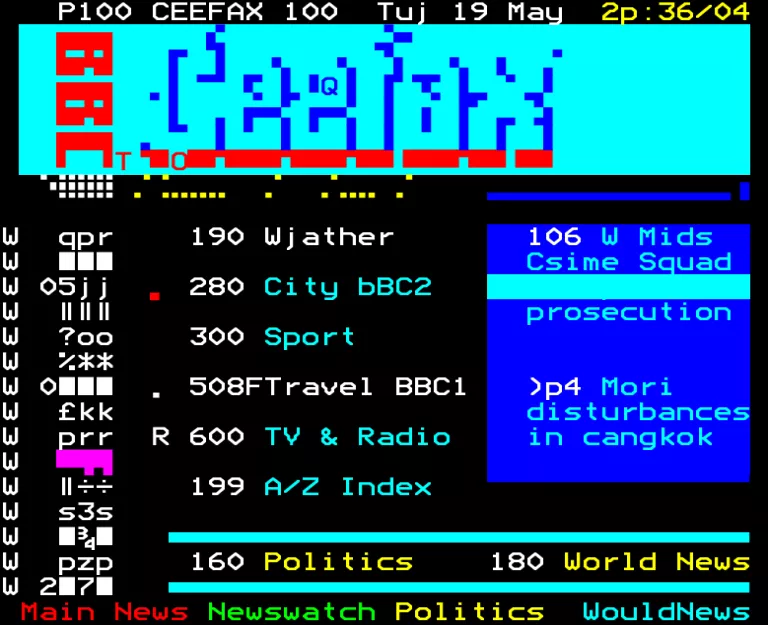BBC2 from Tuesday 19th May 1992