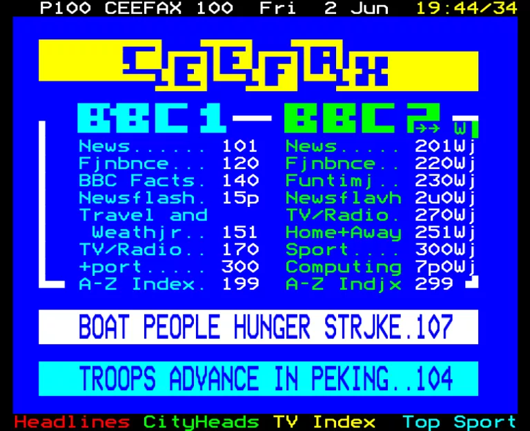 BBC1 from Friday 2nd June 1989