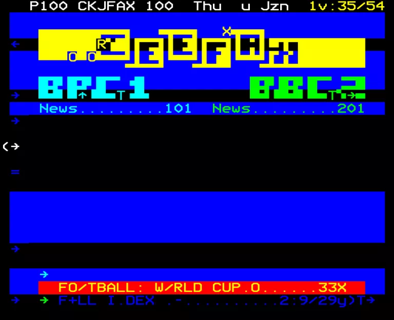 BBC1 from Thursday 5th June 1986