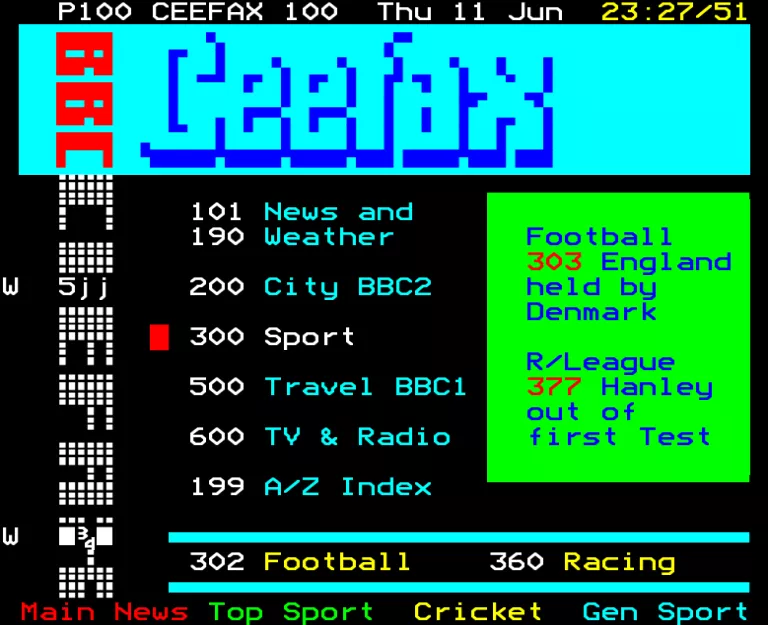 BBC1 from Thursday 11th June 1992