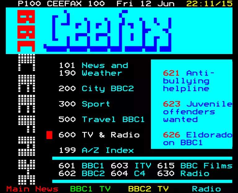 BBC2 from Friday 12th June 1992