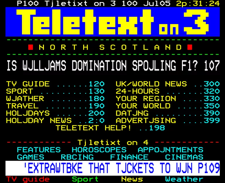 Grampian from Monday 5th July 1993