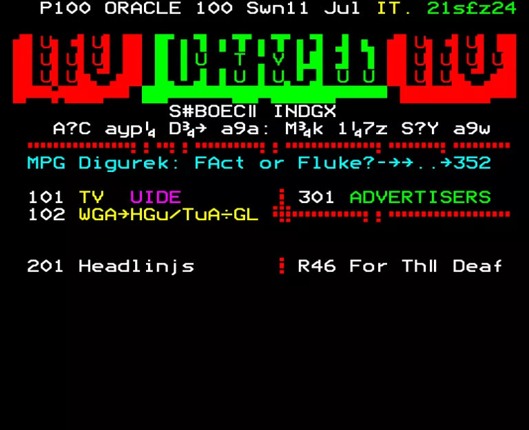 LWT from Sunday 11th July 1982