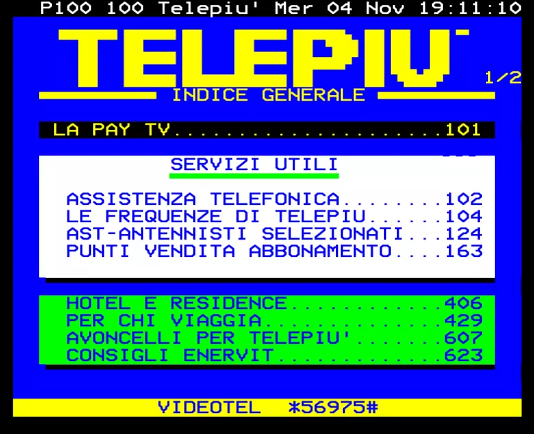 Tele+1 from Wednesday 4th November 1992
