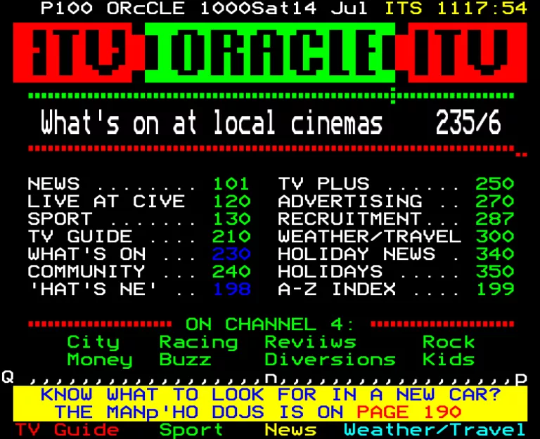 Yorkshire from Saturday 14th July 1990