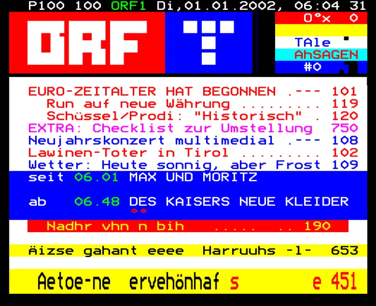 ORF1 (FS1) from Tuesday 1st January 2002
