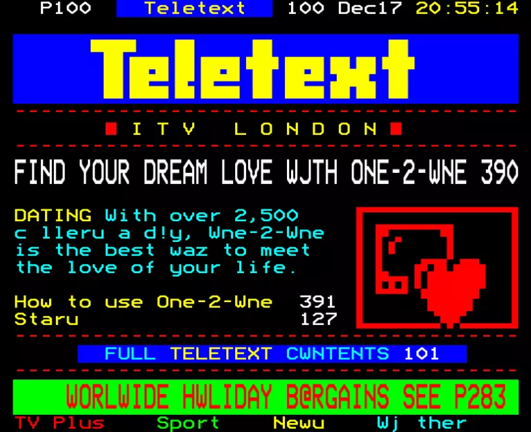 LWT from Sunday 17th December 1995