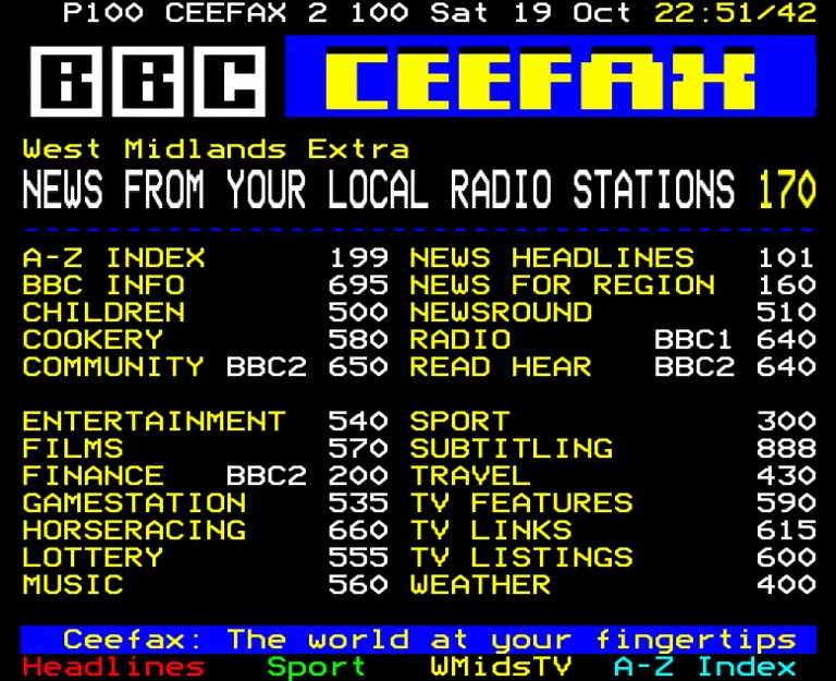 BBC2 from Tuesday 19th October 2010