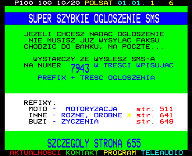 Polsat from Thursday 1st January 2004