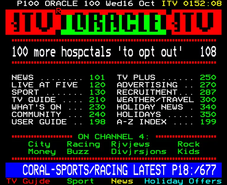Central from Wednesday 16th October 1991