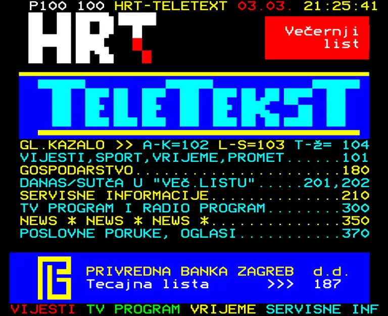 HTV from Thursday 3rd March 1994