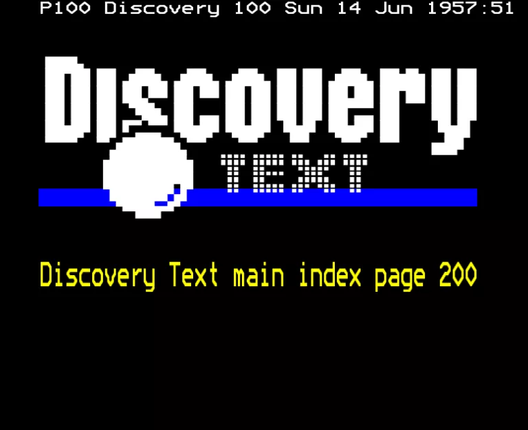 Discovery Channel from Sunday 14th June 1998