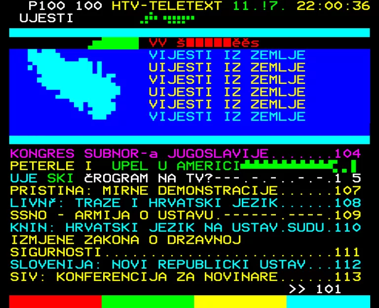 HTV from Wednesday 11th July 1990
