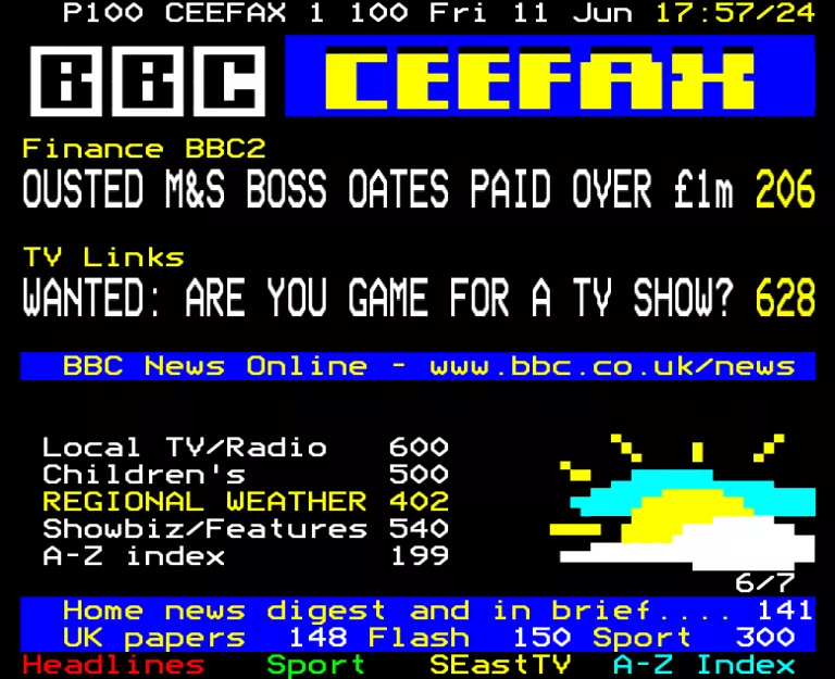 BBC1 from Friday 11th June 1999